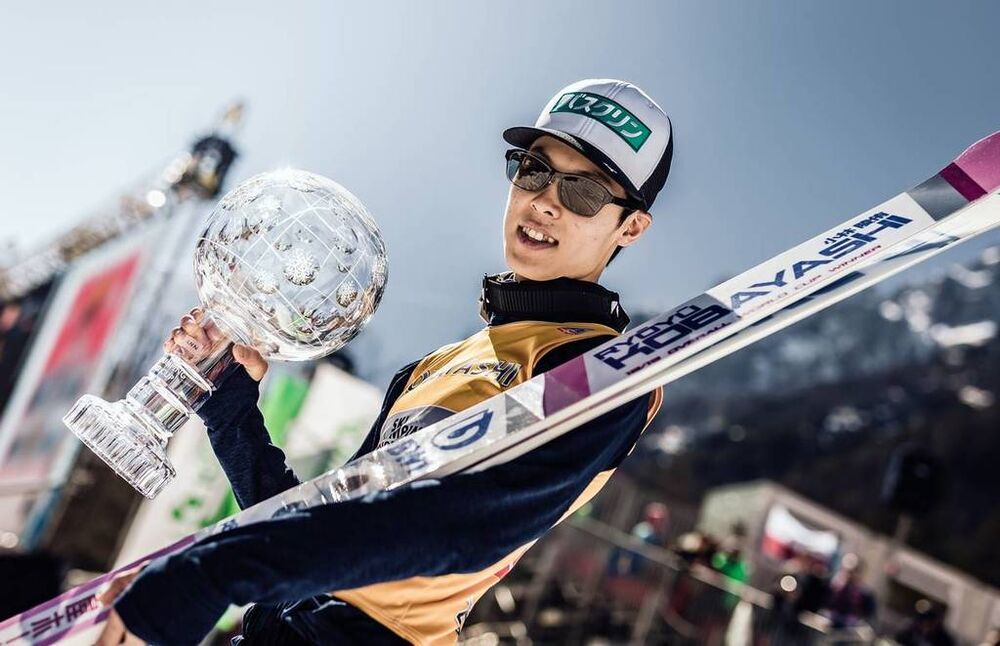 24.03.2019, Planica, Slovenia (SLO): Ryoyu Kobayashi (JPN)  - FIS world cup ski flying, cups, Planica (SLO). www.nordicfocus.com. © Nordicfocus/EXPA/JFK. Every downloaded picture is fee-liable.