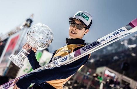 NordicFocus 24.03.2019, Planica, Slovenia (SLO): Ryoyu Kobayashi (JPN) - FIS world cup ski flying, cups, Planica (SLO). www.nordicfocus.com. © Nordicfocus/EXPA/JFK. Every downloaded picture is fee-liable.