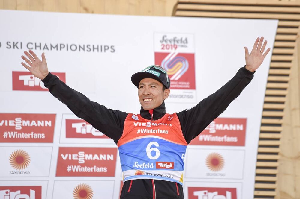 28.02.2019, Seefeld, Austria (AUT):Akito Watabe (JPN) - FIS nordic world ski championships, nordic combined, individual gundersen HS109/10km, Seefeld (AUT). www.nordicfocus.com. © THIBAUT/NordicFocus. Every downloaded picture is fee-liable.