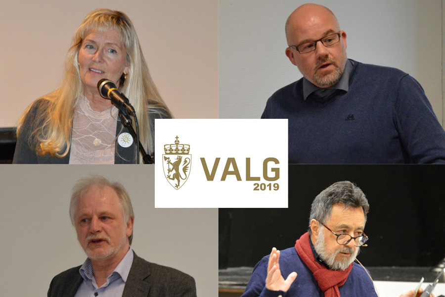 Partitopper 2019 med valglogo