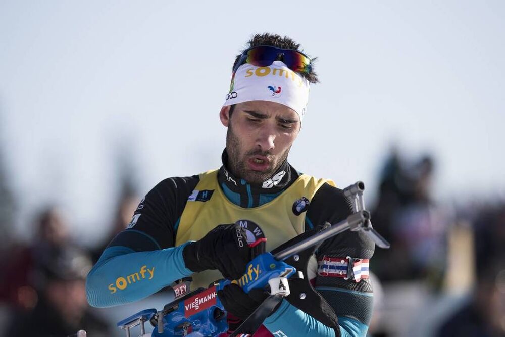 17.03.2018, Oslo, Norway (NOR):Martin Fourcade (FRA) - IBU world cup biathlon, pursuit men, Oslo (NOR). www.nordicfocus.com. © Manzoni/NordicFocus. Every downloaded picture is fee-liable.