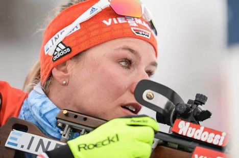 NordicFocus 16.03.2019, Oestersund, Sweden (SWE):Denise Herrmann (GER) - IBU world championships biathlon, relay women, Oestersund (SWE). www.nordicfocus.com. © Tumashov/NordicFocus. Every downloaded picture is fee-liable.