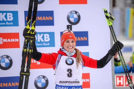 NordicFocus 20.01.2019, Ruhpolding, Germany (GER):Paulina Fialkova (SVK) - IBU world cup biathlon, mass women, Ruhpolding (GER). www.nordicfocus.com. © Tumashov/NordicFocus. Every downloaded picture is fee-liable.