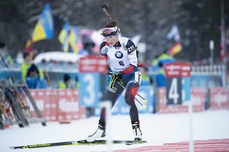NordicFocus 17.01.2019, Ruhpolding, Germany (GER):Jialin Tang (CHN) - IBU world cup biathlon, sprint women, Ruhpolding (GER). www.nordicfocus.com. © Manzoni/NordicFocus. Every downloaded picture is fee-liable.