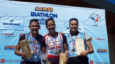 Podium sprint court dames
