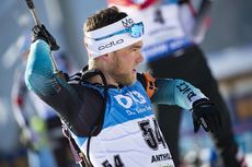 NordicFocus 25.01.2019, Antholz, Italy (ITA):Antonin Guigonnat (FRA) - IBU world cup biathlon, sprint men, Antholz (ITA). www.nordicfocus.com. © Manzoni/NordicFocus. Every downloaded picture is fee-liable.