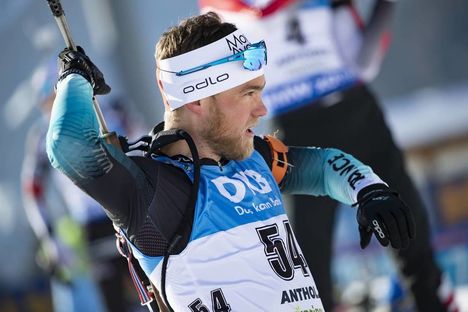NordicFocus 25.01.2019, Antholz, Italy (ITA):Antonin Guigonnat (FRA) - IBU world cup biathlon, sprint men, Antholz (ITA). www.nordicfocus.com. © Manzoni/NordicFocus. Every downloaded picture is fee-liable.