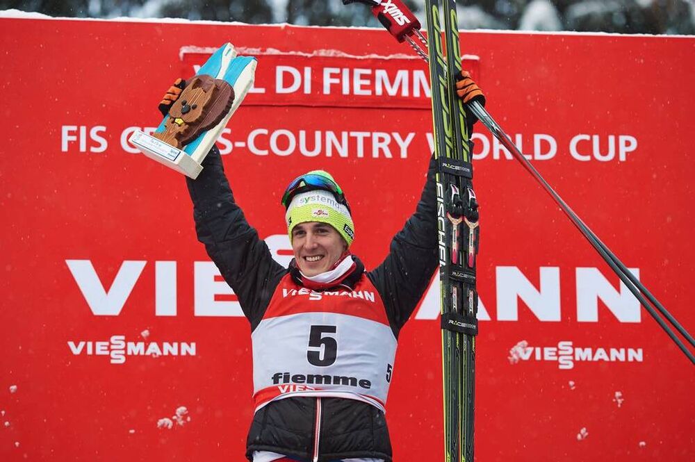 05.01.2014, Val di Fiemme, Italy (ITA): Johannes Duerr (AUT)- FIS world cup cross-country, tour de ski, final climb men, Val di Fiemme (ITA). www.nordicfocus.com. © Felgenhauer/NordicFocus. Every downloaded picture is fee-liable.