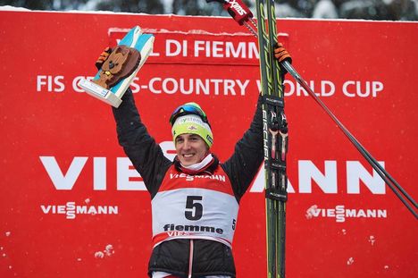 NordicFocus 05.01.2014, Val di Fiemme, Italy (ITA): Johannes Duerr (AUT)- FIS world cup cross-country, tour de ski, final climb men, Val di Fiemme (ITA). www.nordicfocus.com. © Felgenhauer/NordicFocus. Every downloaded picture is fee-liable.