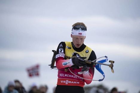NordicFocus 24.03.2019, Oslo, Norway (NOR):Johannes Thingnes Boe (NOR) - IBU world cup biathlon, mass men, Oslo (NOR). www.nordicfocus.com. © Manzoni/NordicFocus. Every downloaded picture is fee-liable.