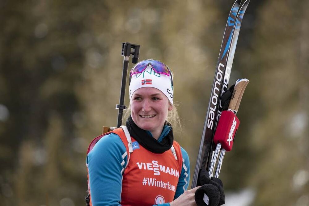 26.01.2019, Antholz, Italy (ITA):Marte Olsbu Roeiseland (NOR) -  IBU world cup biathlon, pursuit women, Antholz (ITA). www.nordicfocus.com. © Manzoni/NordicFocus. Every downloaded picture is fee-liable.