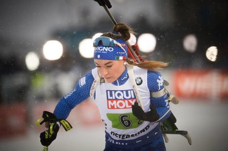 NordicFocus 07.03.2019, Oestersund, Sweden (SWE):Dorothea Wierer (ITA) - IBU world championships biathlon, relay mixed, Oestersund (SWE). www.nordicfocus.com. © Tumashov/NordicFocus. Every downloaded picture is fee-liable.