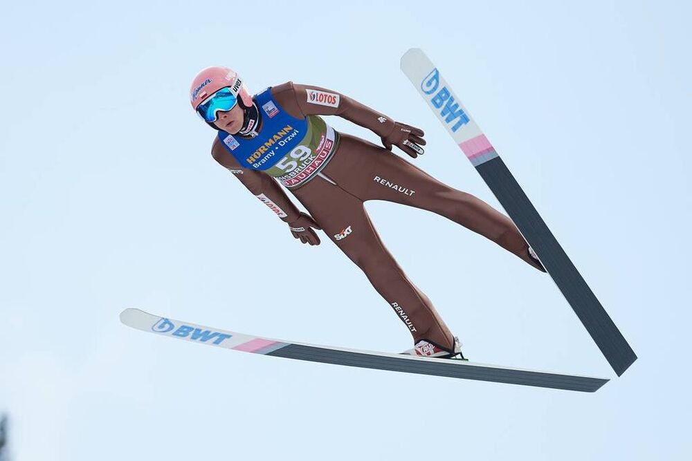 03.01.2019, Innsbruck, Austria (AUT):Dawid Kubacki (POL) - FIS world cup ski jumping, four hills tournament, individual HS130 qualification, Innsbruck (AUT). www.nordicfocus.com. © Rauschendorfer/NordicFocus. Every downloaded picture is fee-liable.