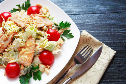 Fried Fish With Garnish