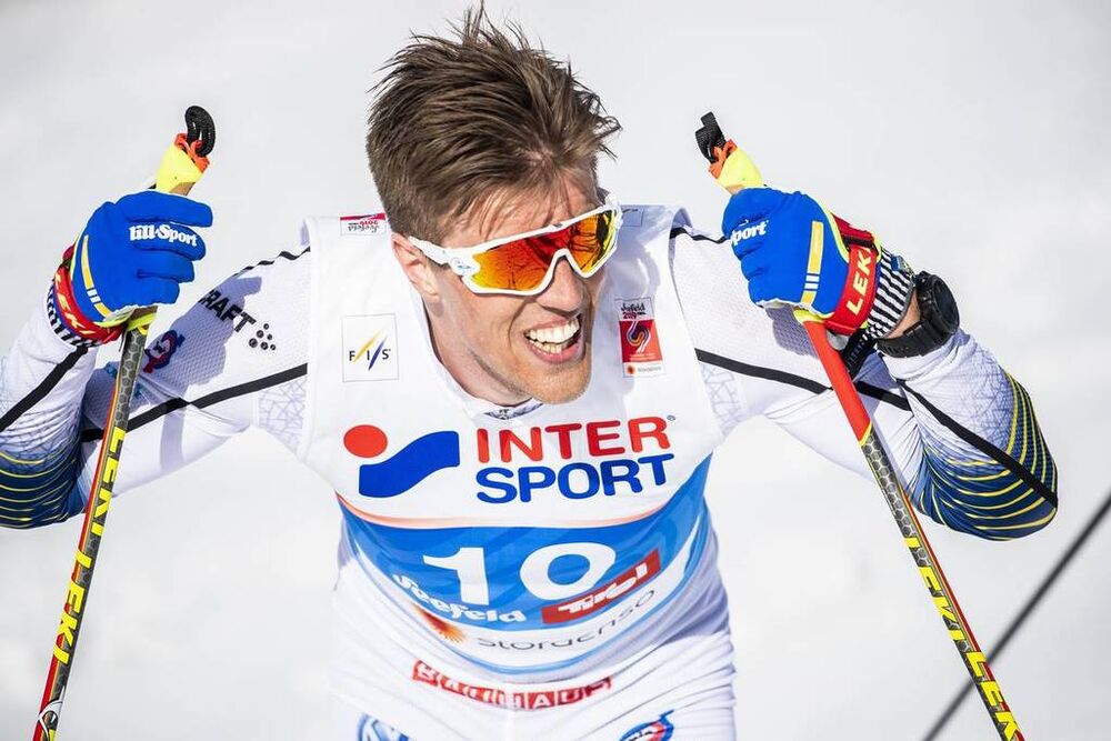 03.03.2019, Seefeld, Austria (AUT):Calle Halfvarsson (SWE) - FIS nordic world ski championships, cross-country, mass men, Seefeld (AUT). www.nordicfocus.com. © Modica/NordicFocus. Every downloaded picture is fee-liable.