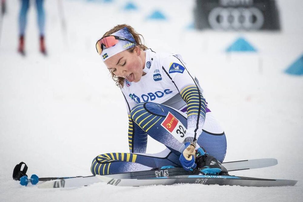 02.12.2018, Lillehammer, Norway (NOR):Moa Lundgren (SWE) - FIS world cup cross-country, pursuit women, Lillehammer (NOR). www.nordicfocus.com. © Modica/NordicFocus. Every downloaded picture is fee-liable.