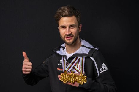 NordicFocus 27.02.2019, Seefeld, Austria (AUT):Markus Eisenbichler (GER) - FIS nordic world ski championships, ski jumping, medals, Seefeld (AUT). www.nordicfocus.com. © THIBAUT/NordicFocus. Every downloaded picture is fee-liable.
