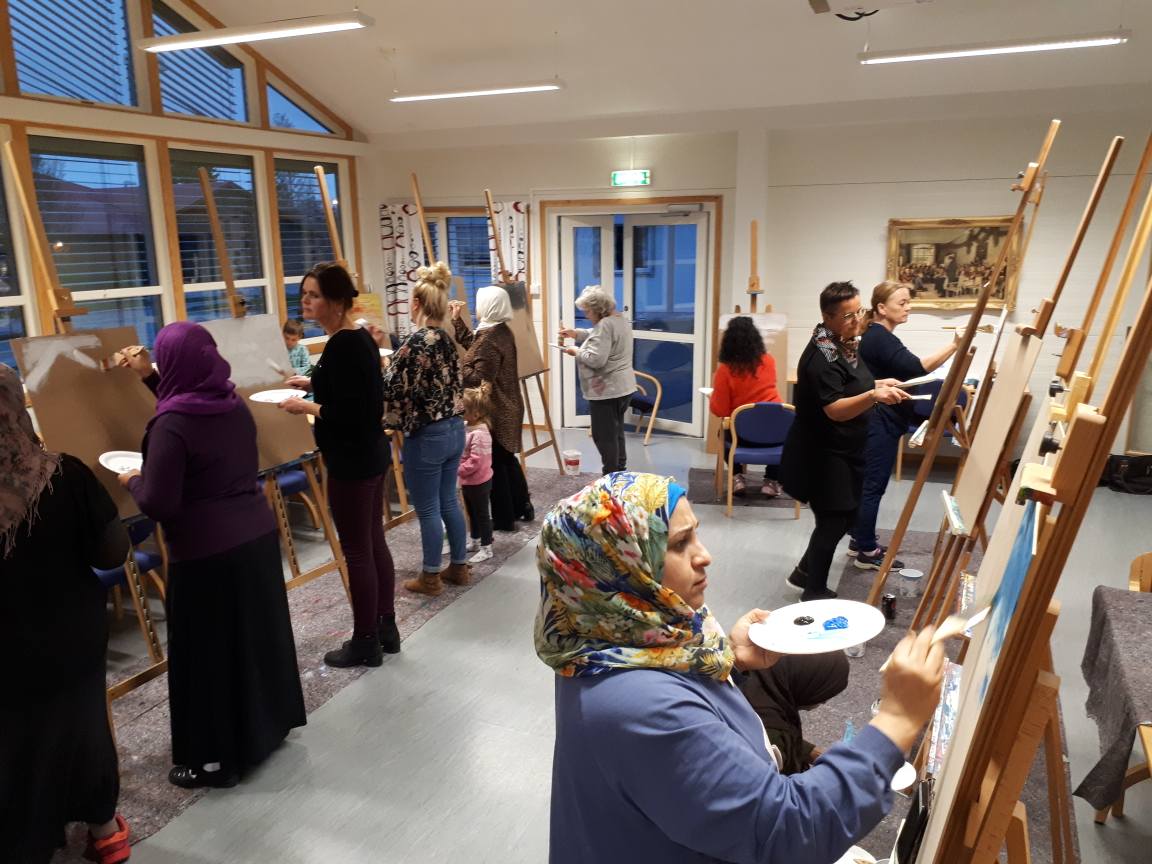Maleverksted med Peacepainting 18