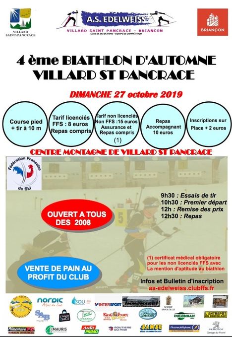Biathlon Villard Saint Pancrace