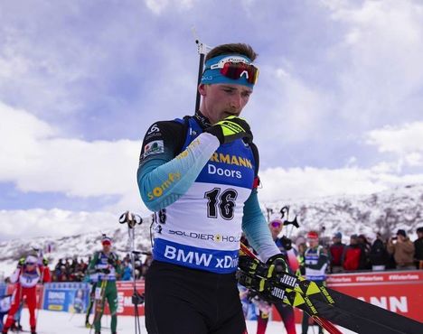 NordicFocus 16.02.2019, Soldier Hollow, United States of America (USA):Fabien Claude (FRA) - IBU world cup biathlon, pursuit men, Soldier Hollow (USA). www.nordicfocus.com. © Manzoni/NordicFocus. Every downloaded picture is fee-liable.