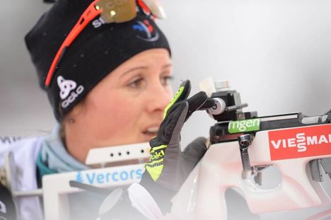 NordicFocus 08.03.2019, Oestersund, Sweden (SWE):Celia Aymonier (FRA) - IBU world championships biathlon, sprint women, Oestersund (SWE). www.nordicfocus.com. © Tumashov/NordicFocus. Every downloaded picture is fee-liable.