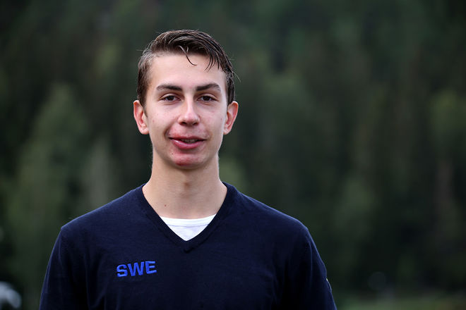 JONATHAN EDMAN från IFK Umeå har två år kvar som junior och är en av dom yngsta i Team Svenska Spel. Foto/rights: KJELL-ERIK KRISTIANSEN/kekstock.com