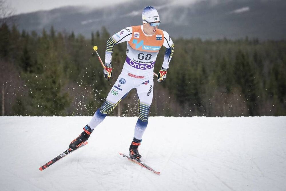 02.12.2018, Lillehammer, Norway (NOR):++, Calle Halfvarsson (SWE) - FIS world cup cross-country, pursuit men, Lillehammer (NOR). www.nordicfocus.com. © Modica/NordicFocus. Every downloaded picture is fee-liable.