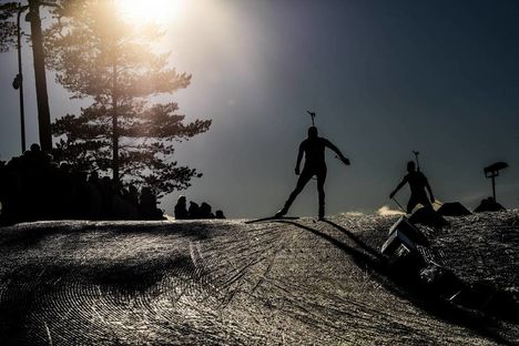 NordicFocus 21.03.2019, Oslo, Norway (NOR):Event Feature: undefined skier competes on the track - IBU world cup biathlon, sprint women, Oslo (NOR). www.nordicfocus.com. © Manzoni/NordicFocus. Every downloaded picture is fee-liable.