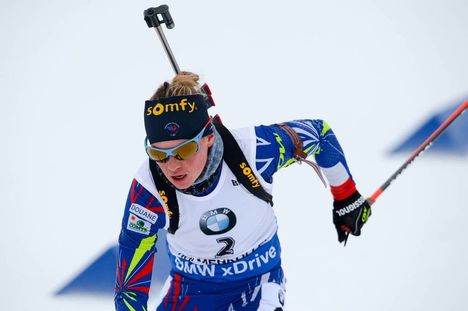 Tumashov/NordicFocus 06.03.2016, Oslo, Norway (NOR):Marie Dorin Habert (FRA) - IBU world championships biathlon, pursuit women, Oslo (NOR). www.nordicfocus.com. © Tumashov/NordicFocus. Every downloaded picture is fee-liable.