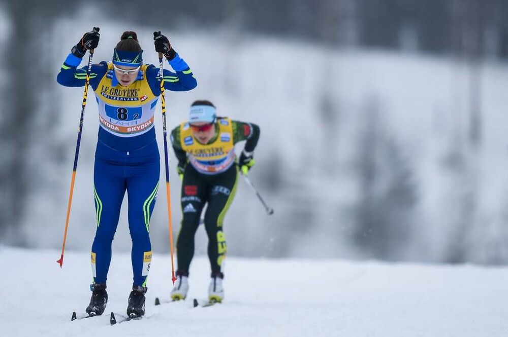 10.02.2019, Lahti Finland (FIN):Anastasia Kirillova (BLR) - FIS world cup cross-country, team sprint, Lahti (FIN). www.nordicfocus.com. © Thibaut/NordicFocus. Every downloaded picture is fee-liable.