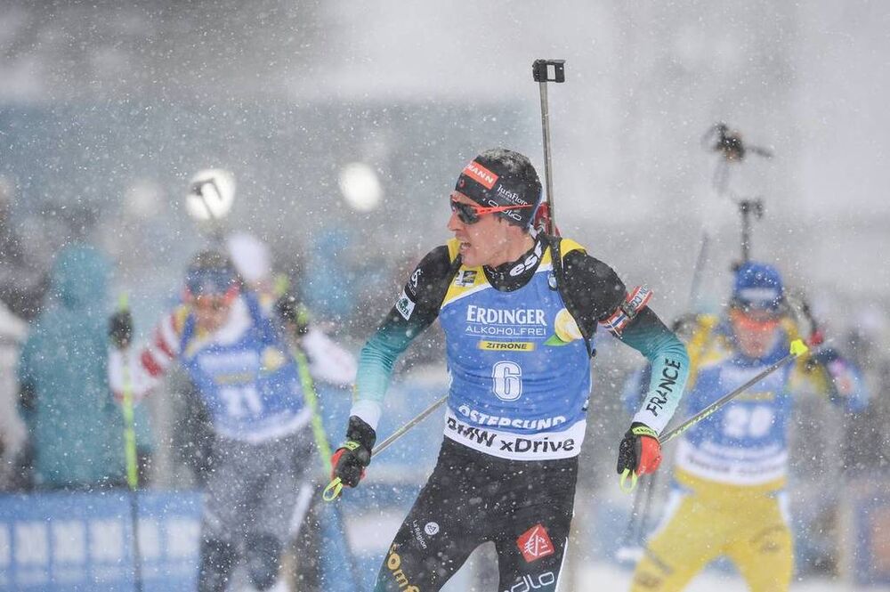 17.03.2019, Oestersund, Sweden (SWE):Quentin Fillon Maillet (FRA) - IBU world championships biathlon, mass men, Oestersund (SWE). www.nordicfocus.com. © Tumashov/NordicFocus. Every downloaded picture is fee-liable.