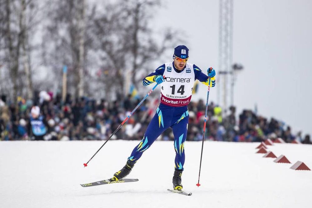 26.01.2019, Ulricehamn, Sweden (SWE):Vitaliy Pukhkalo (KAZ) - FIS world cup cross-country, 15km men, Ulricehamn (SWE). www.nordicfocus.com. © Modica/NordicFocus. Every downloaded picture is fee-liable.