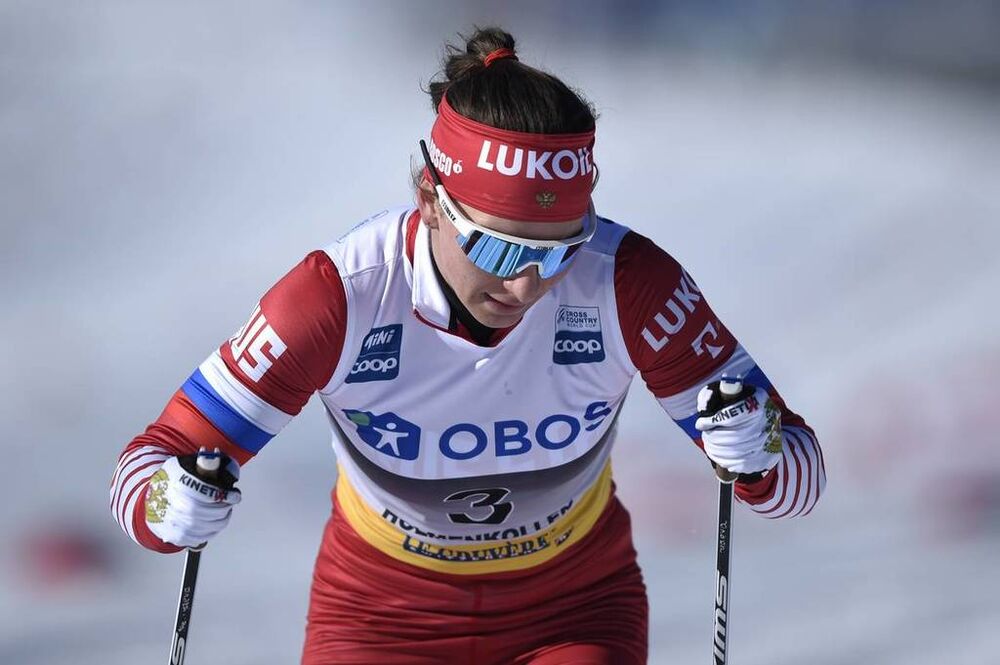 10.03.2019, Oslo, Norway (NOR):Natalia Nepryaeva (RUS) - FIS world cup cross-country, mass women, Oslo (NOR). www.nordicfocus.com. © Thibaut/NordicFocus. Every downloaded picture is fee-liable.