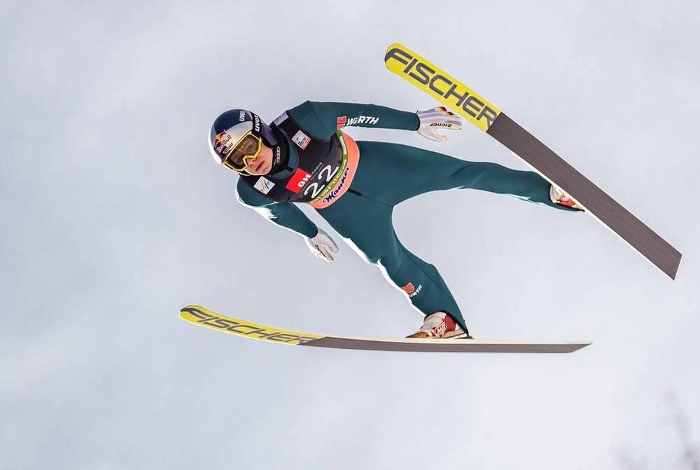 22.03.2019, Planica, Slovenia (SLO): Andreas Wellinger (GER)- FIS world cup ski flying, individual HS240, Planica (SLO). www.nordicfocus.com. © Nordicfocus/EXPA/JFK. Every downloaded picture is fee-liable.