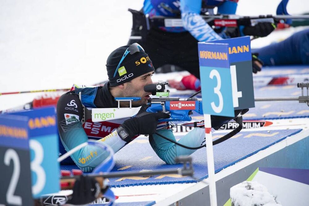 23.01.2019, Antholz, Italy (ITA):Martin Fourcade (FRA) -  IBU world cup biathlon, training, Antholz (ITA). www.nordicfocus.com. © Manzoni/NordicFocus. Every downloaded picture is fee-liable.