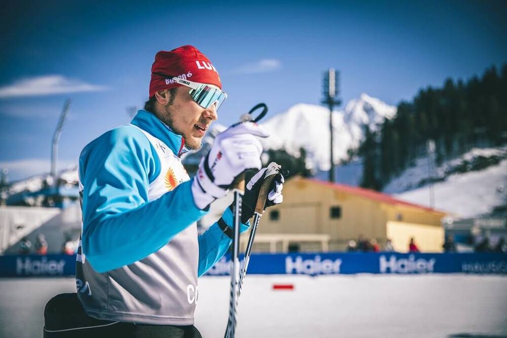 21.02.2019, Seefeld, Austria (AUT):Gleb Retivykh (RUS) - FIS nordic world ski championships, cross-country, training, Seefeld (AUT). www.nordicfocus.com. © Modica/NordicFocus. Every downloaded picture is fee-liable.