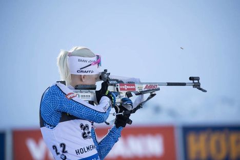 NordicFocus 21.03.2019, Oslo, Norway (NOR):Kaisa Makarainen (FIN) - IBU world cup biathlon, sprint women, Oslo (NOR). www.nordicfocus.com. © Manzoni/NordicFocus. Every downloaded picture is fee-liable.