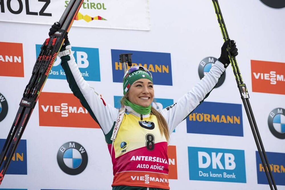 26.01.2019, Antholz, Italy (ITA):Dorothea Wierer (ITA) -  IBU world cup biathlon, pursuit women, Antholz (ITA). www.nordicfocus.com. © Manzoni/NordicFocus. Every downloaded picture is fee-liable.