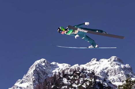 NordicFocus 24.03.2019, Planica, Slovenia (SLO): Domen Prevc (SLO)- FIS world cup ski flying, individual HS240, Planica (SLO). www.nordicfocus.com. © Nordicfocus/EXPA/JFK. Every downloaded picture is fee-liable.