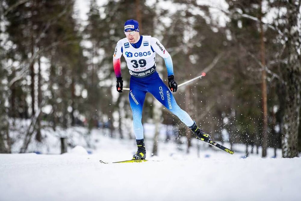 17.03.2019, Falun, Sweden (SWE):Dario Cologna (SUI) - FIS world cup cross-country, 15km men, Falun (SWE). www.nordicfocus.com. © Modica/NordicFocus. Every downloaded picture is fee-liable.