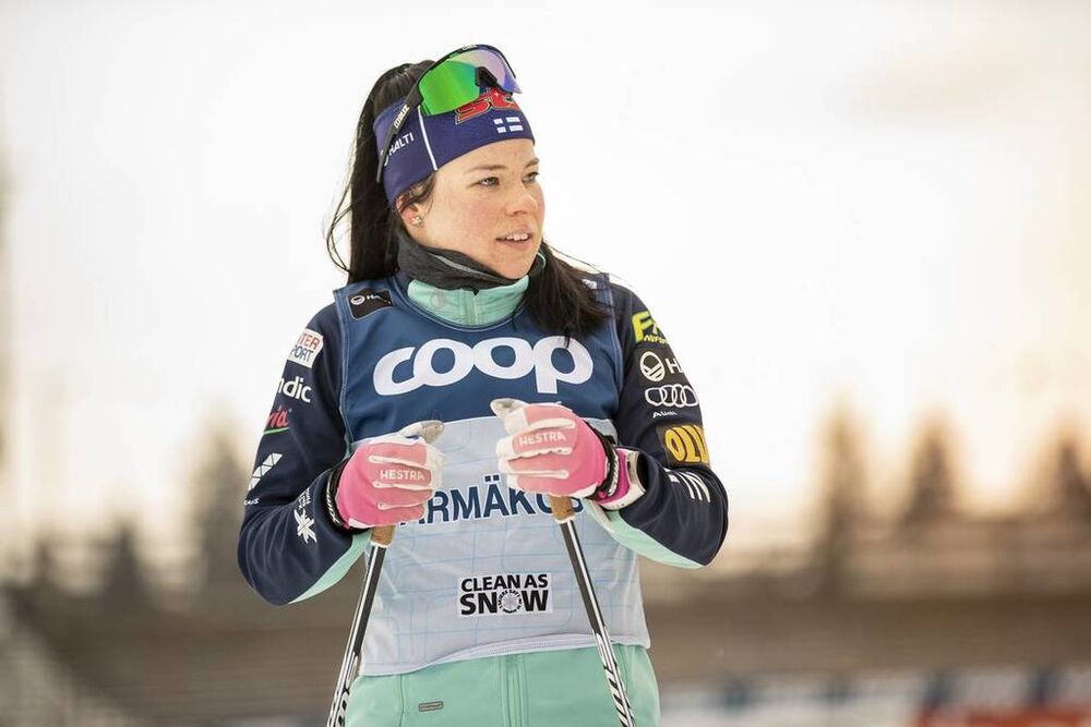 25.01.2019, Ulricehamn, Sweden (SWE):Krista Parmakoski (FIN) - FIS world cup cross-country, training, Ulricehamn (SWE). www.nordicfocus.com. © Modica/NordicFocus. Every downloaded picture is fee-liable.