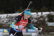 NordicFocus 23.12.2018, Nove Mesto, Czech Republic (CZE):Anais Bescond (FRA) - IBU world cup biathlon, mass women, Nove Mesto (CZE). www.nordicfocus.com. © Manzoni/NordicFocus. Every downloaded picture is fee-liable.