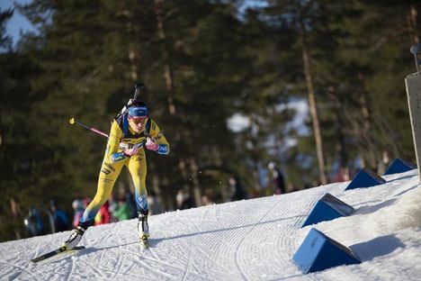 NordicFocus 21.03.2019, Oslo, Norway (NOR):Elisabeth Hoegberg (SWE) - IBU world cup biathlon, sprint women, Oslo (NOR). www.nordicfocus.com. © Manzoni/NordicFocus. Every downloaded picture is fee-liable.