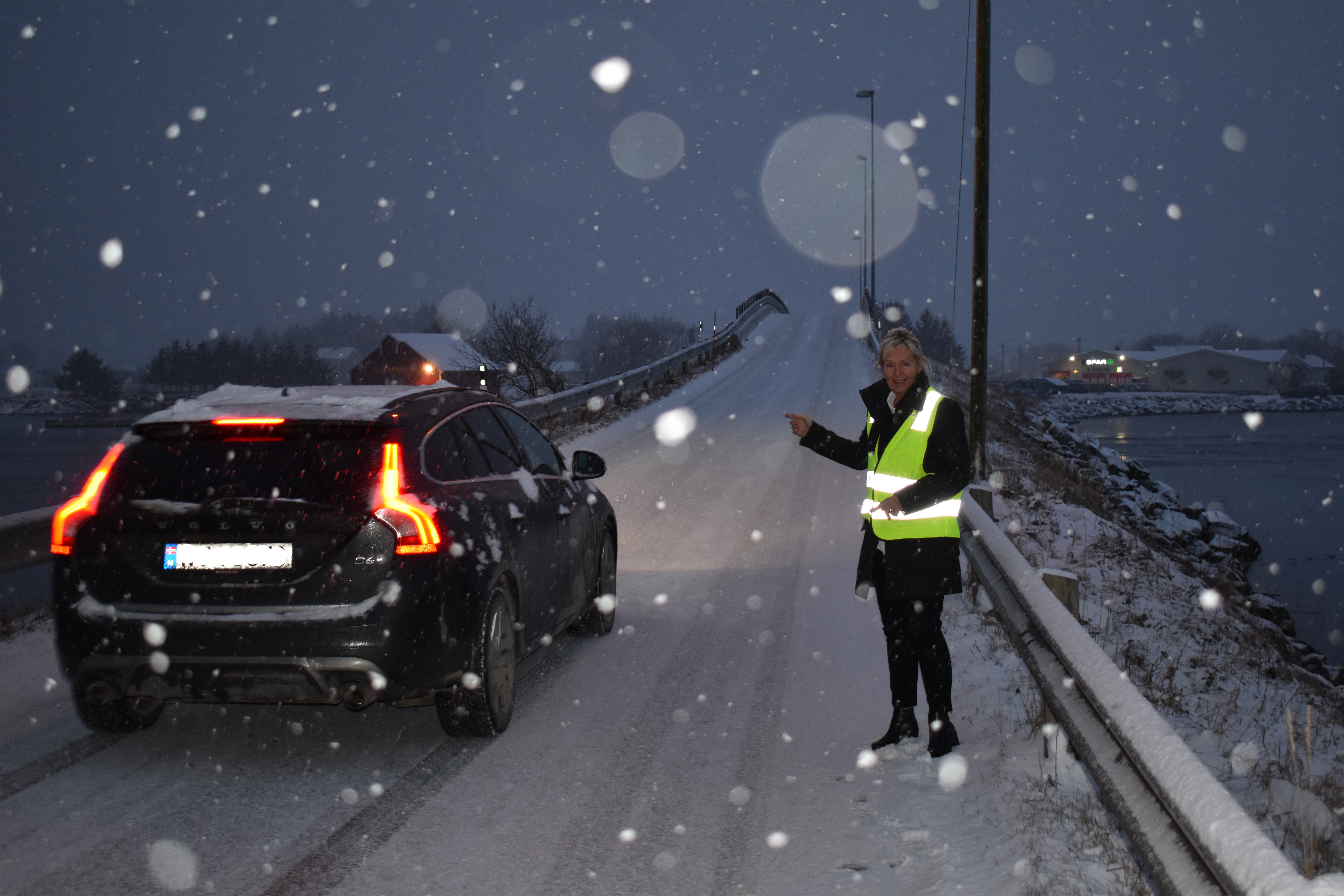 Lysregulering av bru_Elbjørg på Tensundbrua