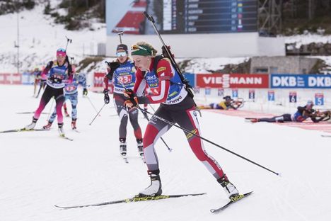 NordicFocus 02.12.2018, Pokljuka, Slovenia (SLO):Lisa Theresa Hauser (AUT) - IBU World Cup Biathlon, single mixed relay, Pokljuka (SLO). www.nordicfocus.com. © Manzoni/NordicFocus. Every downloaded picture is fee-liable.