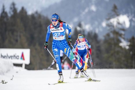 NordicFocus 02.03.2019, Seefeld, Austria (AUT):Ilaria Debertolis (ITA) - FIS nordic world ski championships, cross-country, mass women, Seefeld (AUT). www.nordicfocus.com. © Modica/NordicFocus. Every downloaded picture is fee-liable.