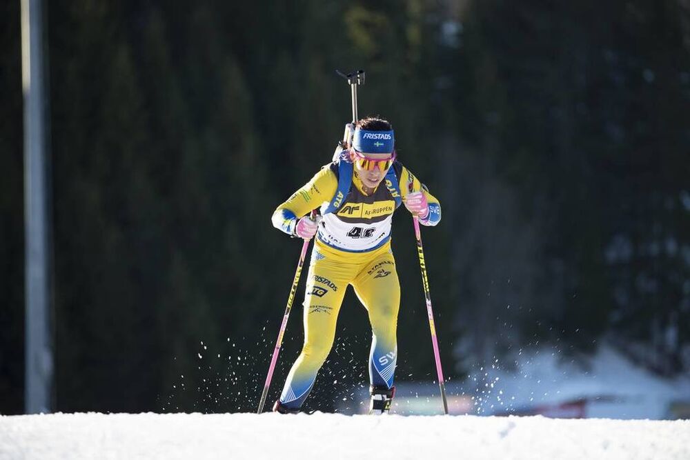 21.03.2019, Oslo, Norway (NOR):Elisabeth Hoegberg (SWE) - IBU world cup biathlon, sprint women, Oslo (NOR). www.nordicfocus.com. © Manzoni/NordicFocus. Every downloaded picture is fee-liable.