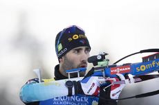 NordicFocus 01.12.2019, Oestersund, Sweden, (SWE):Martin Fourcade (FRA) - IBU world cup biathlon, sprint men, Oestersund (SWE). www.nordicfocus.com. © Manzoni/NordicFocus. Every downloaded picture is fee-liable.