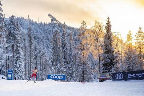 NordicFocus 01.12.2019, Ruka, Finland (FIN):Johannes Hoesflot Klaebo (NOR) - FIS world cup cross-country, pursuit men, Ruka (FIN). www.nordicfocus.com. © Modica/NordicFocus. Every downloaded picture is fee-liable.