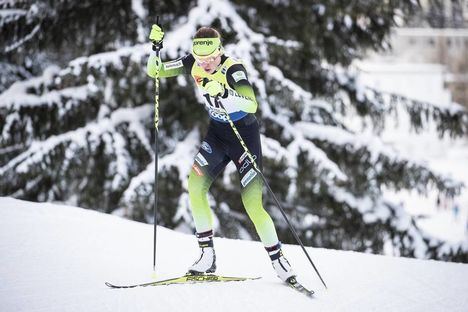NordicFocus 16.12.2018, Davos, Switzerland (SUI):Anamarija Lampic (SLO) - FIS world cup cross-country, 10km women, Davos (SUI). www.nordicfocus.com. © Modica/NordicFocus. Every downloaded picture is fee-liable.